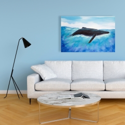 Canvas 24 x 36 - Blue whale