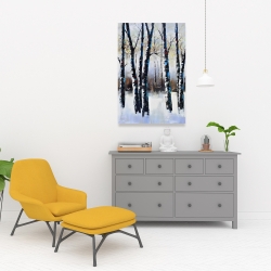 Toile 24 x 36 - Arbres gelés