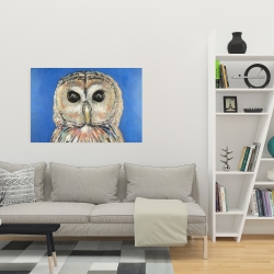 Canvas 24 x 36 - Colorful spotted owl
