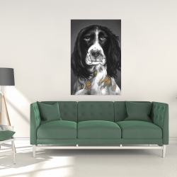 Canvas 24 x 36 - Beautiful english springer spaniel