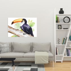 Canvas 24 x 36 - Toucan perched 