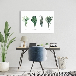Toile 24 x 36 - Fines herbes