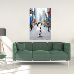 Canvas 24 x 36 - Kiss of times square