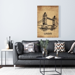 Canvas 24 x 36 - Tower bridge illustration