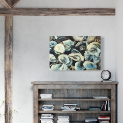 Toile 24 x 36 - Coquilles d'huîtres