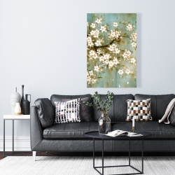 Toile 24 x 36 - Cerisier blanc en fleurs
