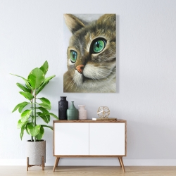 Canvas 24 x 36 - Peaceful cat portrait