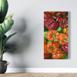 Canvas 24 x 48 - A lot of peppers