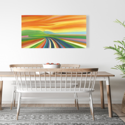 Canvas 24 x 48 - Colorful road
