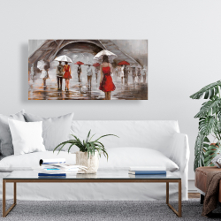 Canvas 24 x 48 - Near the eiffel tower