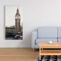 Canvas 24 x 48 - Big ben clock elizabeth tower in london