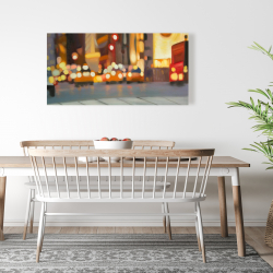 Canvas 24 x 48 - Blurred view of new york