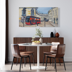 Canvas 24 x 48 - Piccadilly circus of london