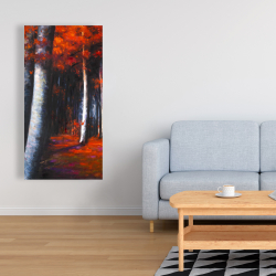 Canvas 24 x 48 - Mysterious forest