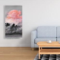 Canvas 24 x 48 - Pink clouds