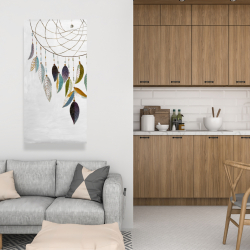 Canvas 24 x 48 - Dreamcatcher with feathers