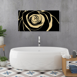 Canvas 24 x 48 - Black rose