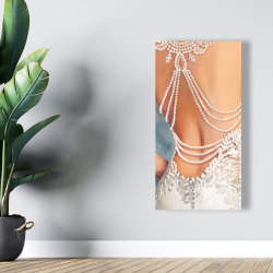 Canvas 24 x 48 - Wedding dress
