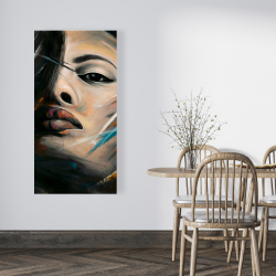Canvas 24 x 48 - Abstract woman portrait