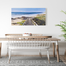 Toile 24 x 48 - Balade à la mer