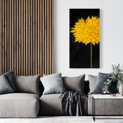 Canvas 24 x 48 - Yellow chrysanthemum