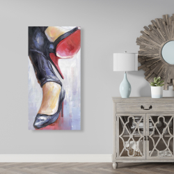 Canvas 24 x 48 - Crossed legs and high heels