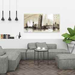Canvas 24 x 48 - Pise tower sketch