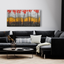 Canvas 24 x 48 - Abstract autumn trees