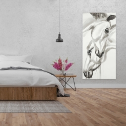 Toile 24 x 48 - Inséparables