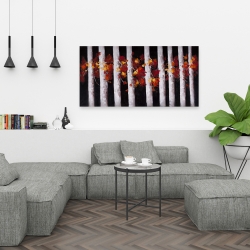 Canvas 24 x 48 - Trees and fall leaves