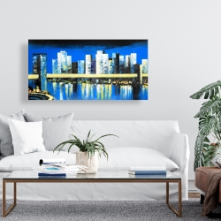 Canvas 24 x 48 - Skyline of lower manhattan