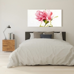 Toile 24 x 48 - Fleurs de magnolia
