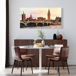 Canvas 24 x 48 - Sunset on the big ben