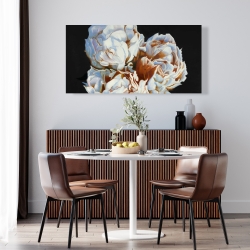 Toile 24 x 48 - Pivoine en floraison