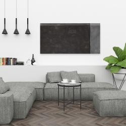 Toile 24 x 48 - Quatre nuances de gris