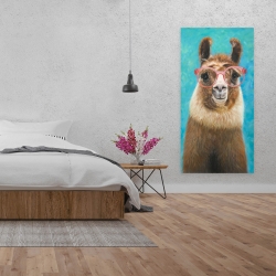 Toile 24 x 48 - Aimable llama