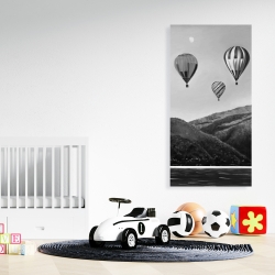 Canvas 24 x 48 - Air balloon landscape