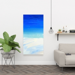 Toile 24 x 48 - Vue satellite de l'océan