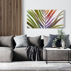 Canvas 24 x 48 - Watercolor tropical palm leave