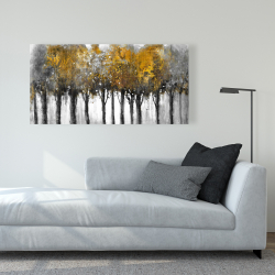 Canvas 24 x 48 - Illuminated forest