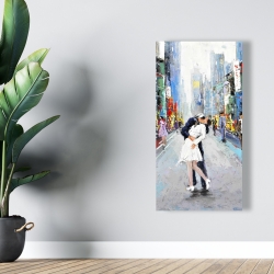 Canvas 24 x 48 - Kiss of times square