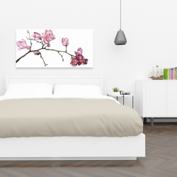 Toile 24 x 48 - Branche de fleurs de cerisier