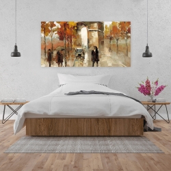 Canvas 24 x 48 - Arc de triomphe in autumn
