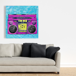 Canvas 36 x 36 - Radio rétro
