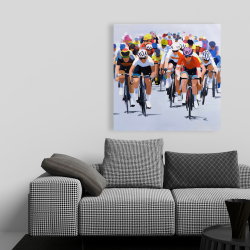 Canvas 36 x 36 - Cycling competition