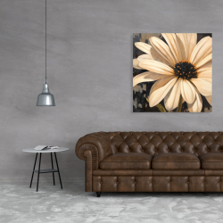 Toile 36 x 36 - Marguerite ouverte