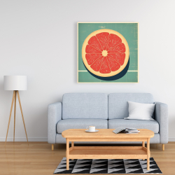 Canvas 36 x 36 - Grapefruit