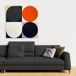 Toile 36 x 36 - Cercles séparés