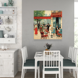Canvas 36 x 36 - Public coffee shop