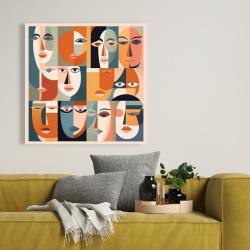 Canvas 36 x 36 - Judgmental gaze